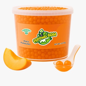 Bubble Tea Piersică 3.2kg – Bază pentru Băuturi Bubble Tea Aromă Peach