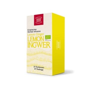 Ceai Demmers Quick-T Organic Lemon Ginger, 25 plicuri, 37,5 g