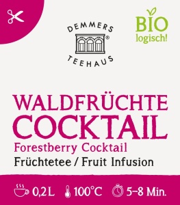 Ceai Demmers Quick-T Organic Forestberry, 25 plicuri, 43 g - Img 2