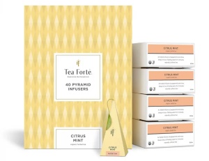 Ceai Tea Forte Citrus Mint ECO – Cutie cu 10 Piramide
