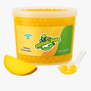 Bubble Tea Mango 3.2kg – Bază pentru Băuturi Bubble Tea Aromă Mango