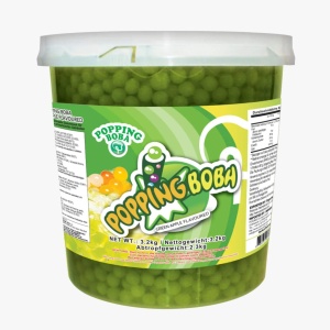 Bubble Tea Măr Verde 3.2kg – Bază pentru Băuturi Bubble Tea Aromă Green Apple - Img 2
