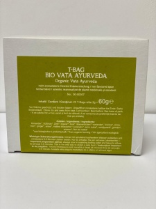 Ceai Demmers T-Bag Bio Vata Ayurveda, 20 plicuri, 60 grame - Img 2