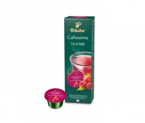 Capsule Ceai Tchibo Cafissimo Fruit Harmony, 10 capsule, 25g, Fructe, Capsune si Zmeura, espressor - Img 1