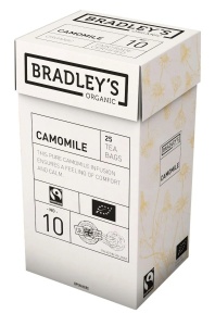 Ceai Bradley’s Organic Camomile – Cutie cu 30 Plicuri