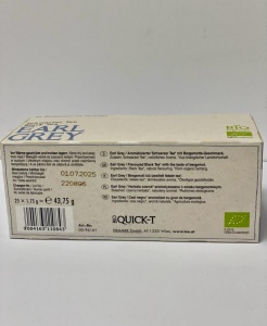 Ceai Demmers Quick-T Bio Organic Earl Grey, 25 plicuri, 43,75 g - Img 3