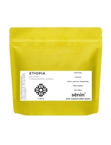 Cafea Boabe Senin Etiopia Yirgacheffe Konga – Cafea de Specialitate Proaspăt Prăjită 250 g - Img 2