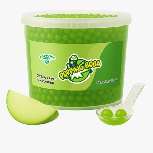 Bubble Tea Măr Verde 3.2kg – Bază pentru Băuturi Bubble Tea Aromă Green Apple