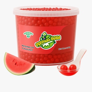Bubble Tea Pepene Roșu 3.2kg – Bază pentru Băuturi Bubble Tea Aromă Watermelon