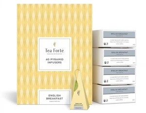 Ceai Tea Forte English Breakfast ECO – Cutie cu 10 Piramide