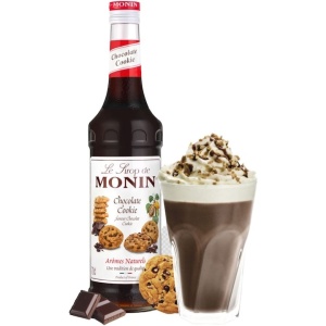 Sirop Chocolate Cookie MONIN 0.7L – Sirop Premium pentru Cafea și Deserturi - Img 2