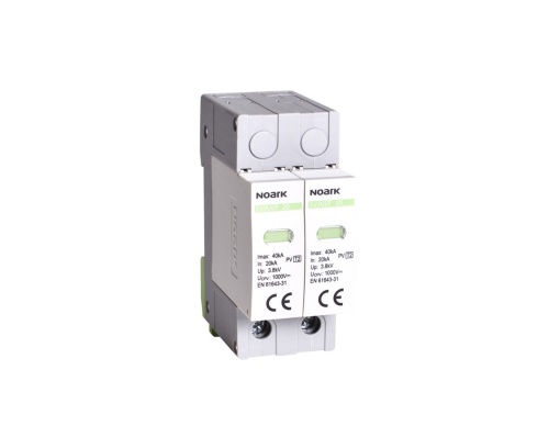 DC odvodnik Ex9UEP, klasa II, In=20kA, 600 V DC, širina 2 MJ, za neuzemljene fotonap. sisteme - Img 1