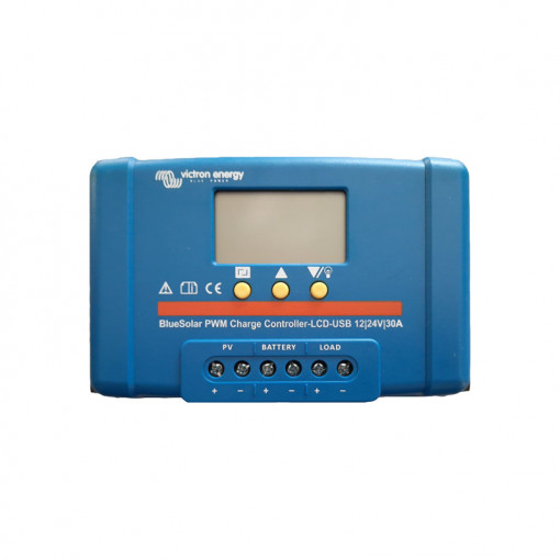 Solarni PWM kontroler Victron BlueSolar PWM-LCD&USB 12/24V 30A