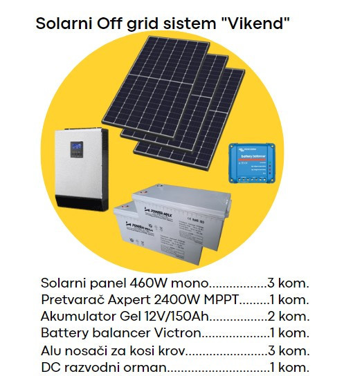 Solarni sistem off grid VIKEND