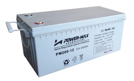 VRLA Gel akumulator Power-Max PM200-12, 12V 200Ah