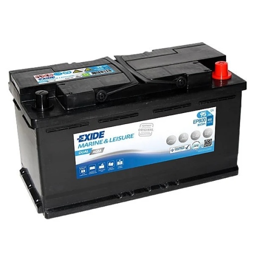 Akumulator EXIDE DUAL AGM EP800 12V 95Ah (C20)