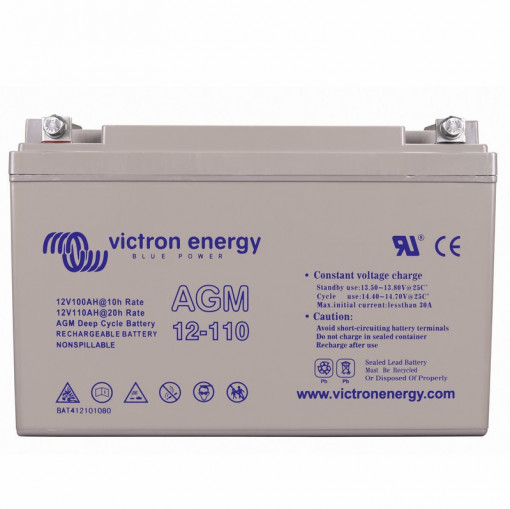 Baterija Victron Energy AGM 12V 110Ah Deep Cycle (M8)