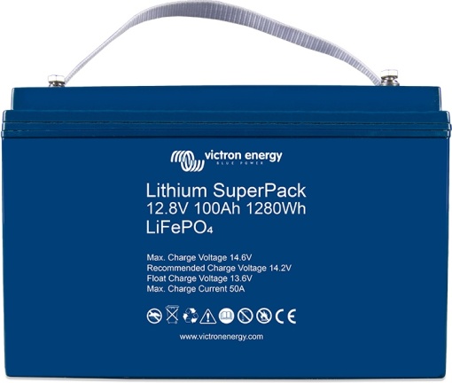AKUMULATOR Victron Energy Lithium SuperPack 12,8V, 100Ah High current (M8)