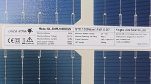 Solarni panel ULICASOLAR TOPCon (N-TYPE) UL-500M-108DDGN DOUBLE-GLASS BIFACIAL 500W - Img 2