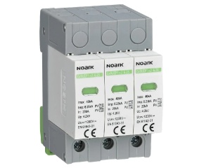 DC odvodnik Ex9UEP, klasa 1+2, In=6,25kA, 1200 V DC, 3MJ širina Ex9UEP1+2 6.25 3P 1200 EU