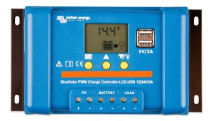 Victron Energy regulator punjenja BlueSolar PWM-LCD&USB 12/24V, 5A