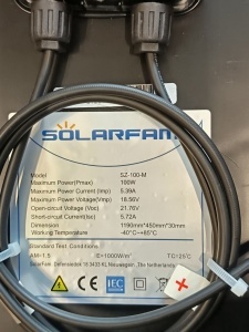 SOLARNI PANEL SOLMAX SZ-100-M 100W, MONO, CRNI - Img 2