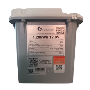 Litijumska baterija FELICITYSOLAR FL12100PG2, 12V, 100Ah, 1280Wh - Img 2