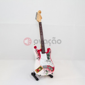 Mini-Guitarra Fender Strato Monterey Pop - Jimi Hendrix