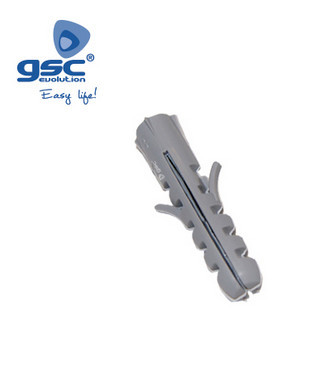 000301305 - 8433373013056 Saco de 100 plugues de expansão de nylon cinza 6mm