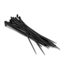 000900195 - 8436021941954Saco 100u Abraçadeiras 100% nylon 370x7,6mm Preto