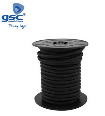 003902991 - 8433373029910Cabo têxtil 10M (2x0,75mm) Preto