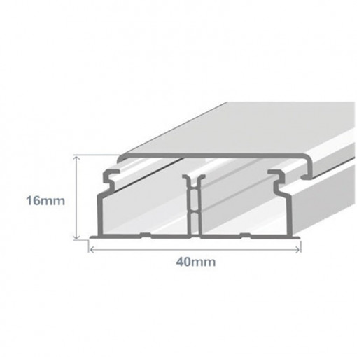 10060 CBR - CALHA 40X16 BRANCA EFAPEL 5603011030407
