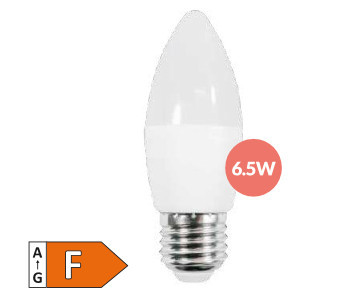 200695025 - 8433373057432Lâmpada vela LED 6,5W E27 6000K