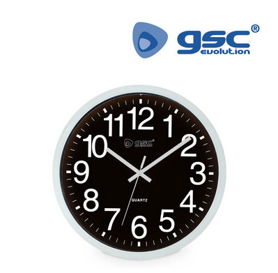 405005001 - 8433373024984Relógio de cozinha preto clássico