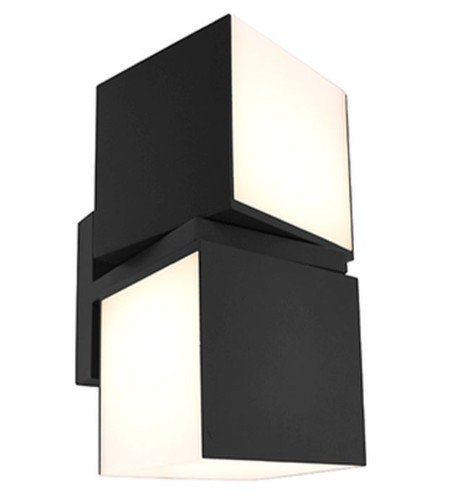 APLIQUE PRETO CUBA LED 23W 1000Lm 3000K IP54