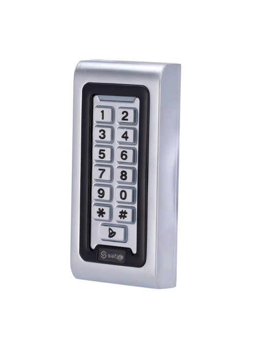 Autonomous Access Control - Card Access in and PIN - Relay Output, Pressure and Bell button - WieGand 26 - Time Control - Apt for Outdoor IP68
