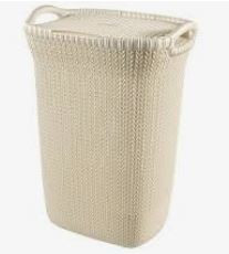 Cabaz de malha 57L Branco Oásis