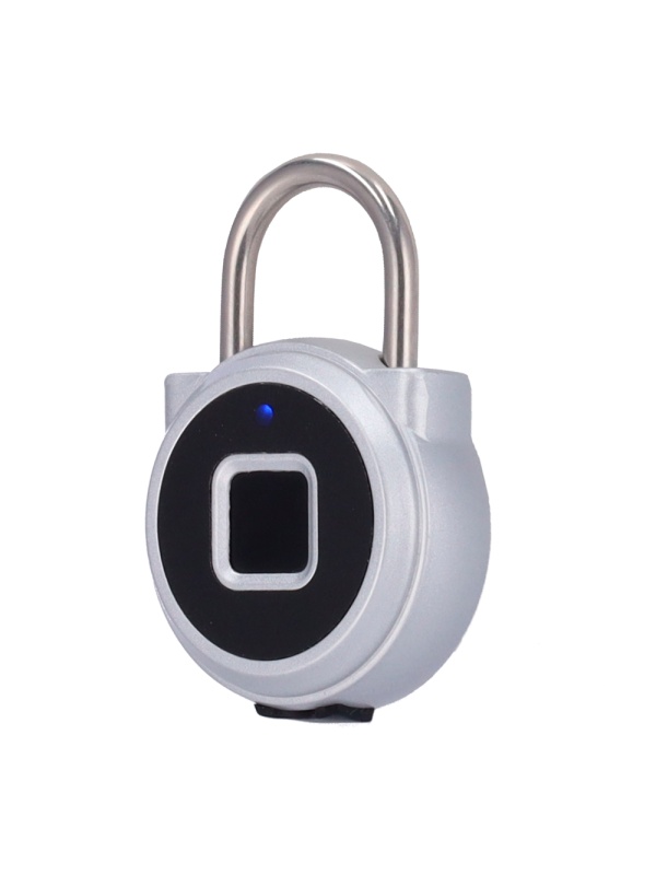 Cadeado inteligente Bluetooth - Abertura com impressão digital e aplicações - Capacidade 15 impressões digitais - Diâmetro do feixe de 4 mm - Bateria interna 110 mAh - Apto para interior