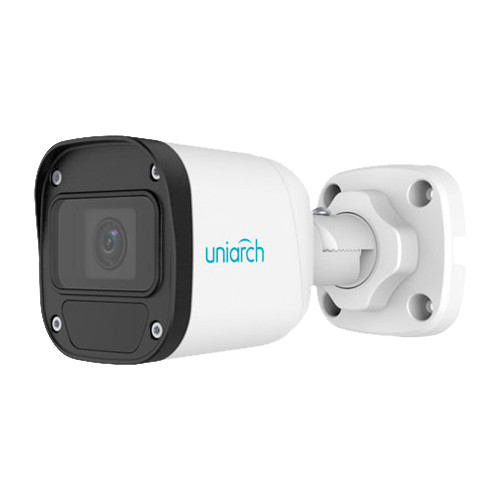 Câmara IP 5 Megapixel - Gama Uniarch - 1/3" Progressive Scan CMOS - Lente 2.8 mm - IR LEDs Alcance 30 m - Interfaz WEB, CMS, Smartphone e NVR