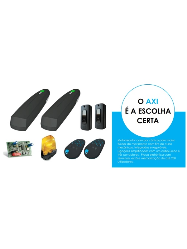 CAME - KIT 8K01MP-006 - Para portões com 2 folha batente máx. 2,5m por folha