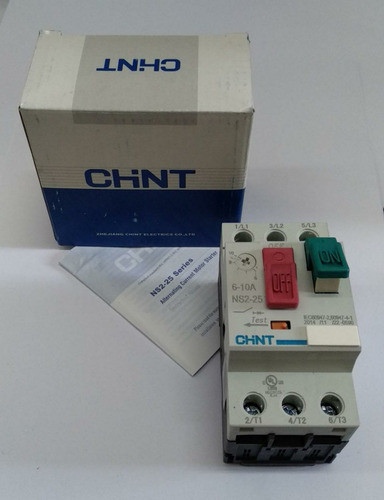 Chint - 3p 6a -10a NS82510 motor circuit breaker