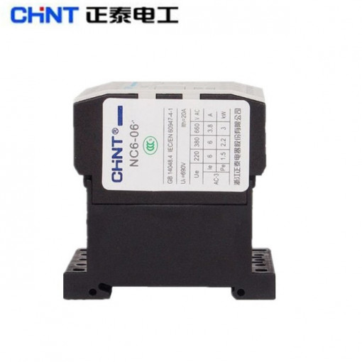CHINT - CONTACTOR TRIPOLAR MINI 20AC1/9AC3 1NC 400VAC NC63901400VAC