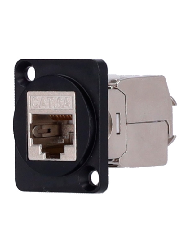Conector de cabo UTP - Conector saída RJ45 - Compatível UTP categoria 6 - Fácil instalação sem ferramentas - Compatível com painéis XLR