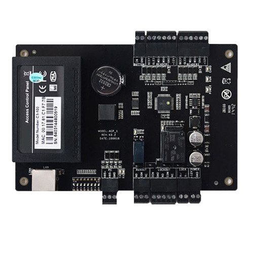Controladora de acceso RFID - Acceso por tarjeta o contraseña - Comunicación TCP/IP | RS485 - 2 entradas Wiegand - Salida de relé para una puerta - Software ZKBio CVSecurity