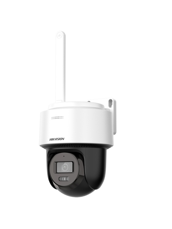 Dome Motorizada IP PT Hikvision gama VALUE - Resolução 4 Mpx (2560x1440) - IR alcance 30 m - Microfone e altifalante integrados - Deteção de movimento 2.0 | AcuSense - IP66 | MicroSD | Wi-Fi