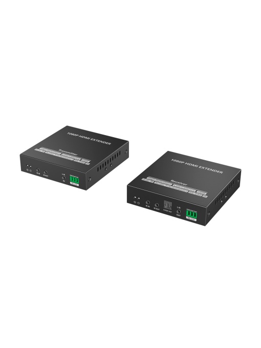 HDMI Active Extensor - Emitter and Receiver - Range 150 m - About UTP Cable Cat 6 - Up to 1080p@60Hz - DC Food 5 V