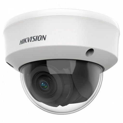Hikvision - Câmara Dome 4n1 Gama CORE - Resolução 1080p (1920x1080) - Lente varifocal 2.7~13.5 mm - Alcance EXIR IR 40 m - Impermeável IP67, antivandalismo IK10
