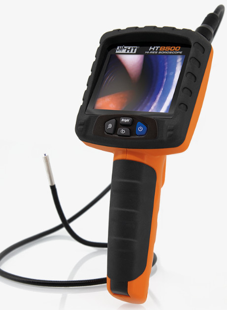 HTB500 - HTB500 Boroscópio de vídeo com sonda de 1m