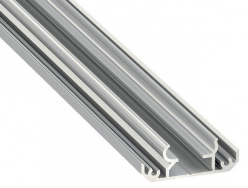 PFS1140 - Perfil alum. FIXADOR URAI E DOPIO 36x2000mm Anodizado - Quant. fornecida = 1 un