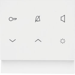 REK221X - Unid. int. ELCOM.TOUCH audio c/quadro br HAGER EAN:3599430028588